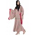 Kaftan - Peach Color with red border Kaftan - Peach Color with red border